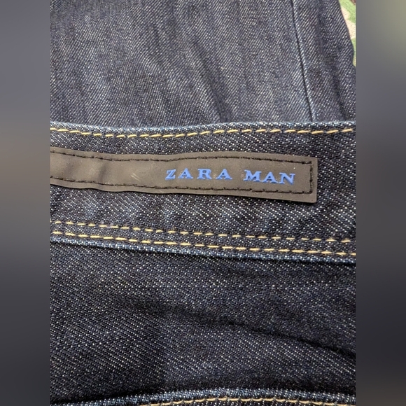 Zara men Slim fit jeans, Dark Blue Jeans Size 31 - Picture 12 of 17